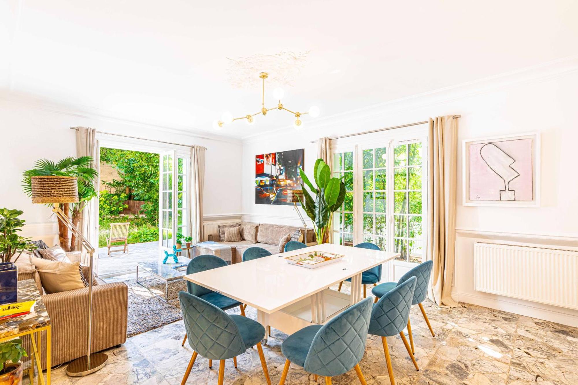 Grand & Classy Apartment With Private Garden, Villa Des Ammonites Медон Екстер'єр фото